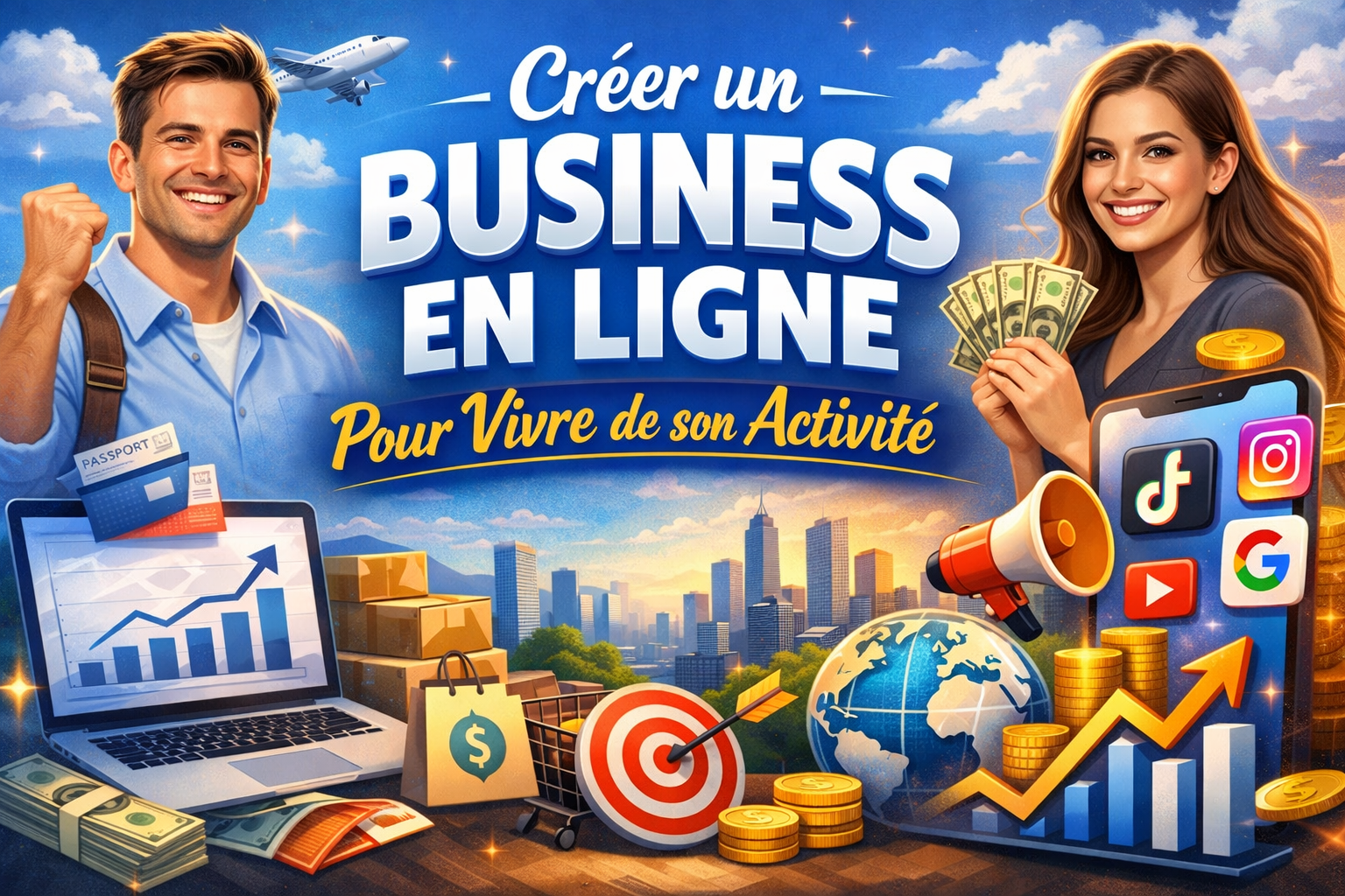 You are currently viewing Créer un business en ligne pour vivre de son activité : guide complet pour quitter son job