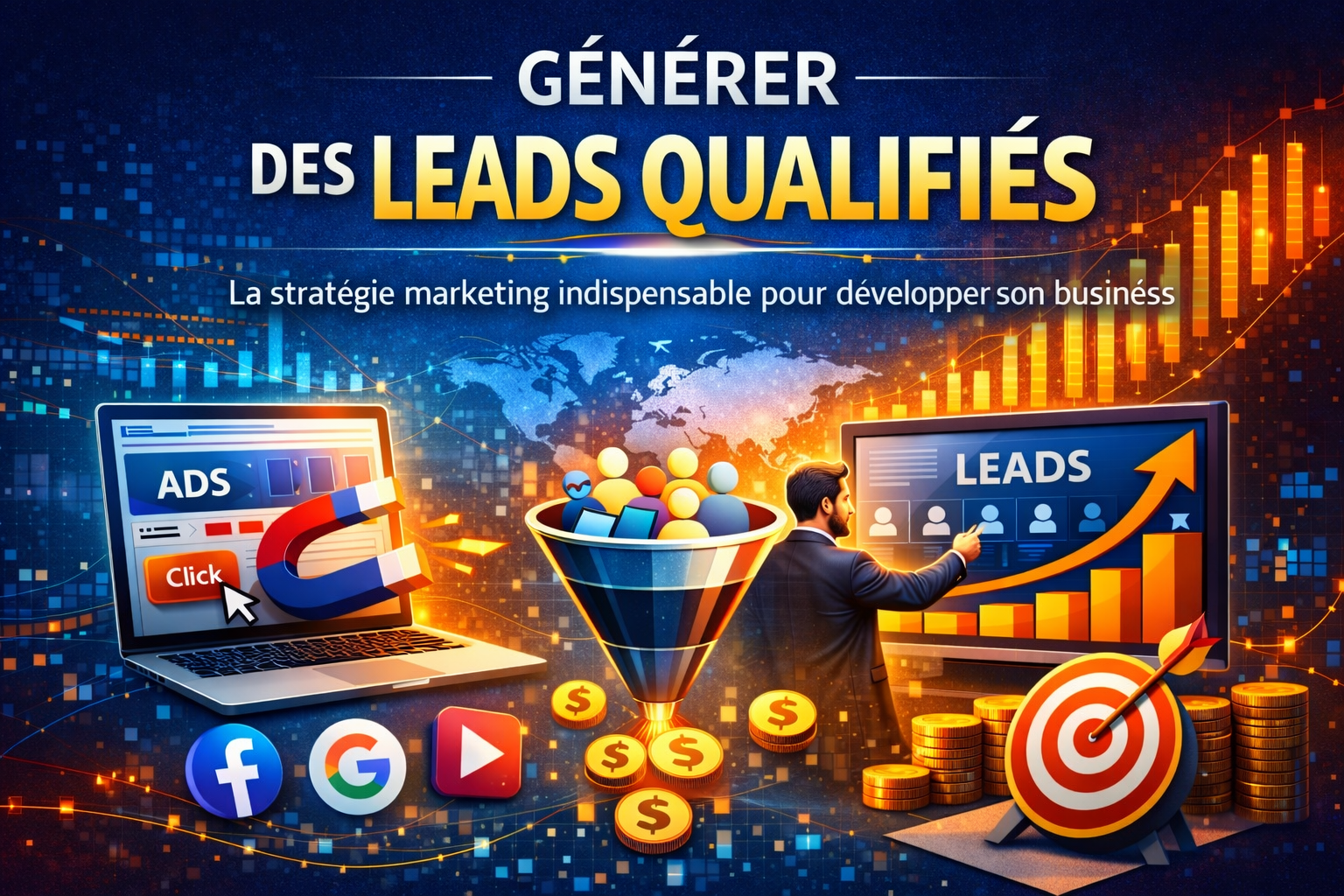 You are currently viewing Générer des leads qualifiés : la méthode efficace pour convertir en clients
